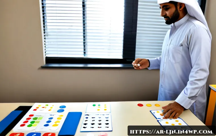 행동 변화 모델 비교 분석 - Photorealistic Arab public health researcher in modest professional attire comparing two behavior ch...